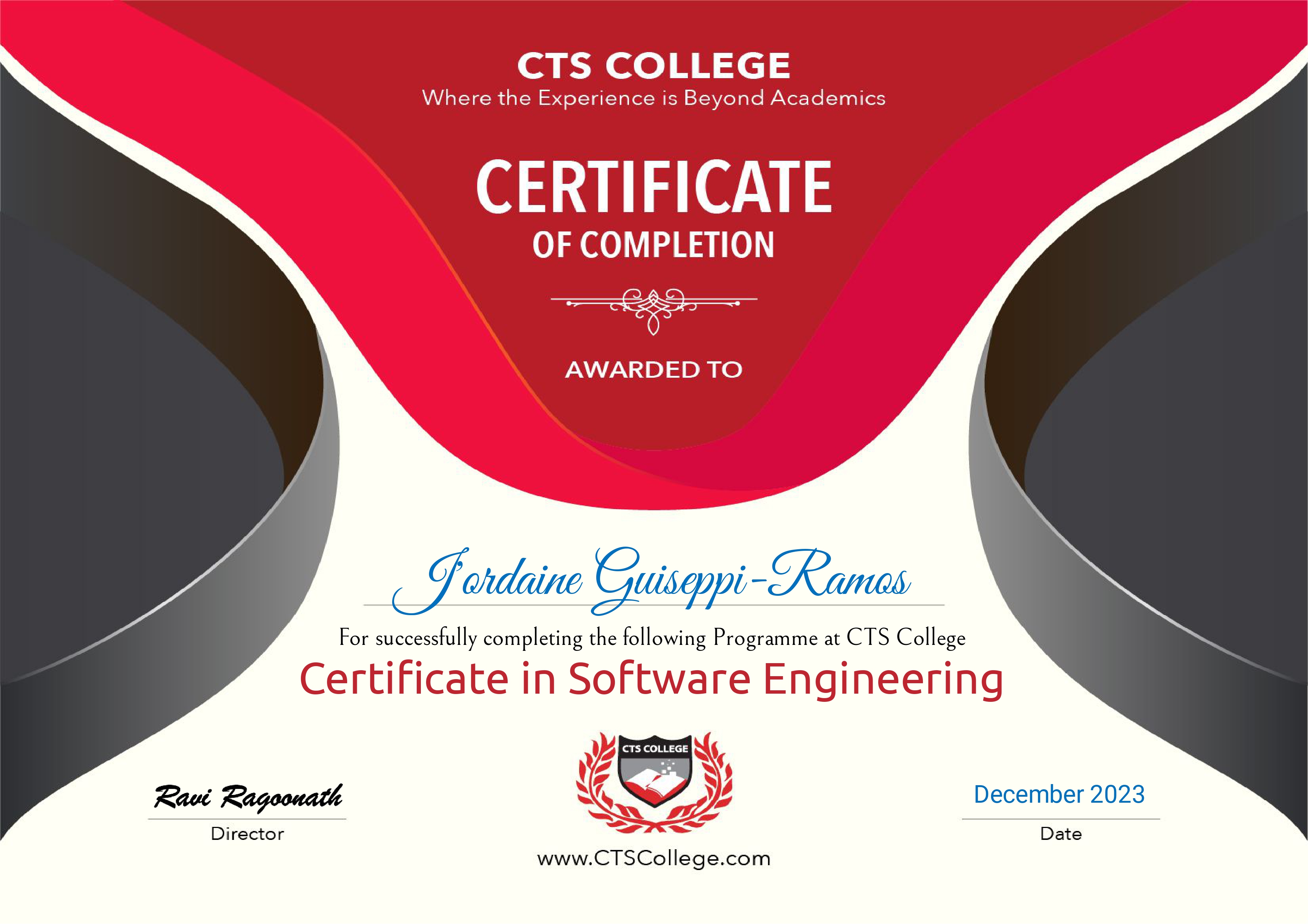 Certificate in Software Engineering